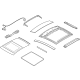 Mopar 7SR41LXHAA Sunroof Assembly