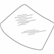 Mopar 5127203AA Windshield, Front