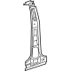 Mopar 68309629AD Center Pillar Reinforcement, Driver Side