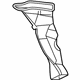 Mopar 5058414AD Upper Duct, Rear