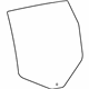 Mopar 68104620AC Door Glass, Rear Passenger Side