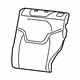 Mopar 68290215AA Seat Back Pad, Rear Driver Side Mopar 68290215AA Seat Back Pad, Rear Driver Side