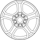 Mopar 68550964AA Wheel, Alloy