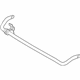 Mopar 68184222AB Stabilizer Bar, Front Mopar 68184222AB Stabilizer Bar, Front