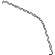 Mopar 4805810AB Window Molding, Front Upper Passenger Side