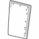 Mopar 1DU471J8AA Seat Back Panel, Rear Center