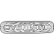 Mopar 68377436AB Nameplate, Rear Mopar 68377436AB Nameplate, Rear