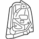 Mopar 5065146AE Tail Lamp Pocket, Rear Passenger Side