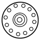 Mopar 5066162AA Fan Motor, Passenger Side