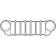 Mopar 7HQ96TZZAA Grille - Radiator Grille