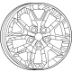 Mopar 4755555AA Wheel, Alloy