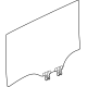 Mopar 68436984AA Door Glass, Rear Passenger Side