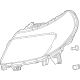 Mopar 68516022AB Headlamp Assembly