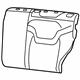 Mopar 6UL22PXRAA Seat Back Cover, Rear Driver Side