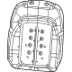 Mopar 68376109AB Seat Back Pad, Front