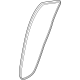 Mopar 68479379AA Body Weatherstrip, Rear Inner