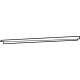 Mopar 68376044AC Weatherstrip, Door Belt Outer Mopar 68376044AC Weatherstrip, Door Belt Outer