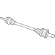 Mopar 68380011AB Axle Assembly, Rear Driver Side