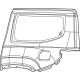 Mopar 68427794AC Quarter Panel, Rear Passenger Side