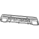 Mopar 6UF81DX8AB Lower Grille, Front