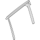 Mopar 68665536AA Weatherstrip - Rear Door Flush Glass Mopar 68665536AA Weatherstrip - Rear Door Flush Glass