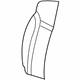 Mopar 68024897AB Seat Back Pad, Front Driver Side