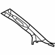 Mopar ZR18BD1AN Windshield Pillar Trim, Passenger Side