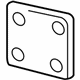 Mopar 5104056AA Step Bumper Mount Plate, Rear