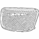 Mopar 5SW16LAUAE Grille, Front Upper