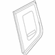 Mopar 55112799AA Quarter Glass, Rear Driver Side