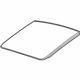 Mopar 68194939AA Sunroof Glass, Front