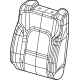 Mopar 7UM54SD4AA Cover - Front Seat Back Mopar 7UM54SD4AA Cover - Front Seat Back
