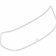 Mopar 55112797AB Lift Gate Glass, Rear
