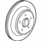 Mopar 52010362AA Rotor, Rear