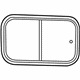 Mopar 68198976AB Sliding Glass