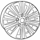 Mopar 1SP67GSAAB Wheel, Alloy Mopar 1SP67GSAAB Wheel, Alloy