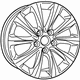 Mopar 5RJ39GSAAA Wheel, Alloy