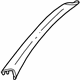 Mopar TF23DW1AF Windshield Pillar Trim, Driver Side Mopar TF23DW1AF Windshield Pillar Trim, Driver Side