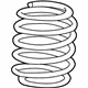 Mopar 5168012AB Coil Spring, Front