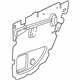 Mopar 5152062AC Water Deflector, Rear Passenger Side