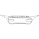 Mopar 7KF42GXHAA Upper Grille Mopar 7KF42GXHAA Upper Grille