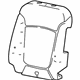 Mopar 68272257AA Seat Back Pad, Front Passenger Side