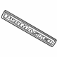 Mopar 68211251AB Nameplate, Rear