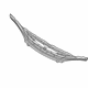 Mopar 68258851AB Upper Grille, Front Mopar 68258851AB Upper Grille, Front
