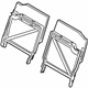 Mopar 1CR761D5AA Seat Back Panel, Rear Passenger Side