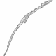 Mopar 68102474AD Inflator Curtain, Passenger Side Mopar 68102474AD Inflator Curtain, Passenger Side