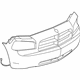 Mopar 4806179AE Bumper Cover, Black, Front