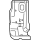 Mopar 5112900AD Hinge Pillar Reinforcement, Lower Passenger Side