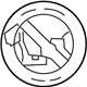 Mopar 5096894AA Air Bag Label Mopar 5096894AA Air Bag Label