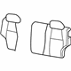 Mopar 1JH131UYAA Seat Back Assembly, Gray, Rear Driver Side